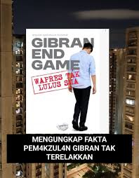 Gibran End Game buku isu ijazah Wapres Gibran